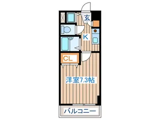 エストゥディオ【3階】の間取り