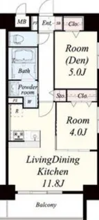 フェリースヴィダ福島【3階】の間取り