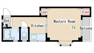 白川マンション【3階】の間取り
