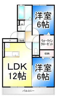 ラフレイシル【3階】の間取り