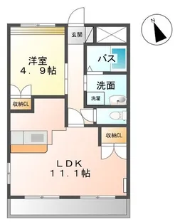 vivre小森野【1階】の間取り