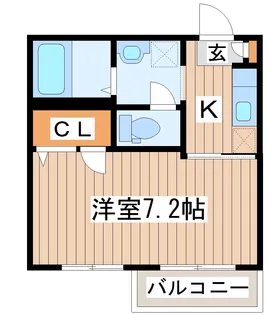 コンフォーレ石川【1階】の間取り