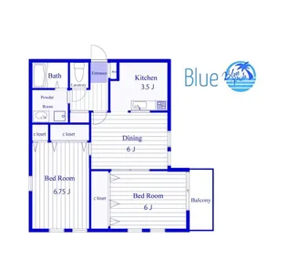 ウィングコート【2階】の間取り