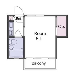 コーポ富紀【1階】の間取り
