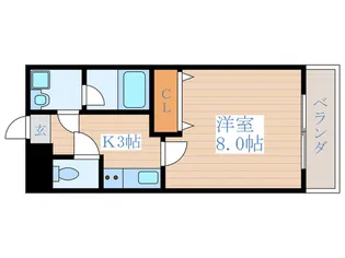 ジュネスむさし野【2階】の間取り