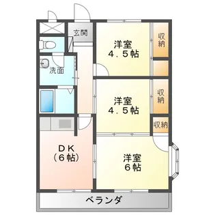 ヴィラデステ【2階】の間取り
