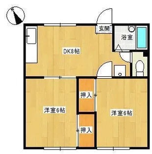 グリーンハイツ【1階】の間取り