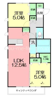 セレッソ 今泉【2階】の間取り