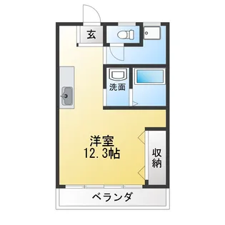 天野ビル【2階】の間取り