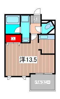スレッサ南浦和【6階】の間取り