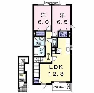 優・SELINE四番館【2階】の間取り