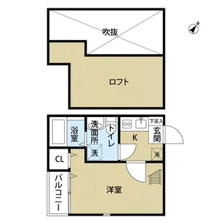 ハッピーフォエバー箱崎【1階】の間取り