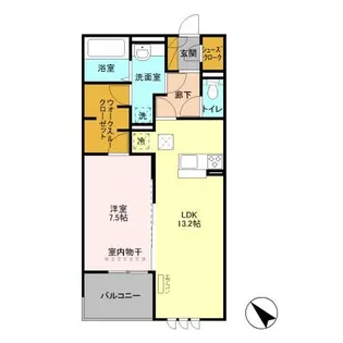 リシェス II【1階】の間取り