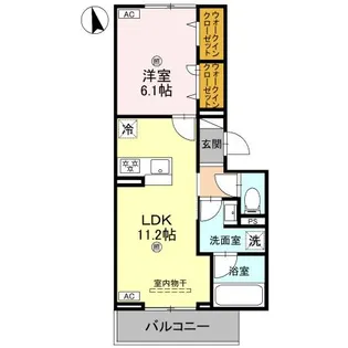 D s阿保【3階】の間取り