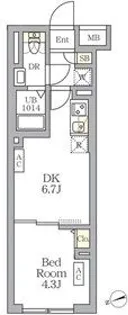 SOLASIA residence荻窪【3階】の間取り