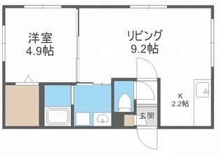 グランフォレスト南郷【2階】の間取り
