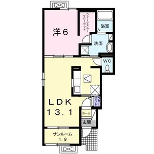 みやび【1階】の間取り