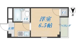 大智マンションランド布施【2階】の間取り