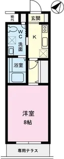 TFレジデンス鵜の木【1階】の間取り