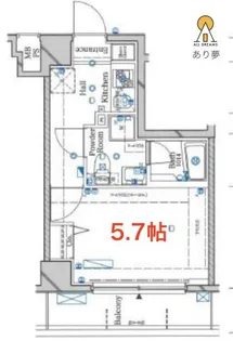 ラフィスタ横浜吉野町【7階】の間取り