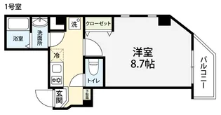 サンライズヴィラ【7階】の間取り