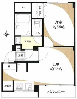 マンション信濃苑【3階】の間取り