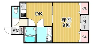 ルミエール鴫野【3階】の間取り