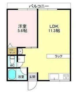 T3コート【2階】の間取り