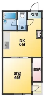 モンシャトー北新宿【1階】の間取り