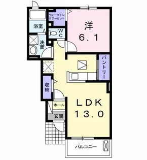 ルミエール【1階】の間取り