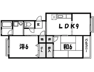 笠川83番館【2階】の間取り