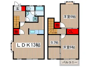 ベルコリーヌCの間取り