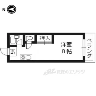 サンパレス山崎【2階】の間取り