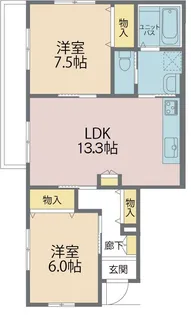 メゾン メイユール【1階】の間取り
