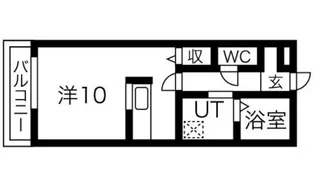 SUN RIVER Uno【2階】の間取り