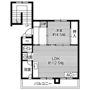 ビレッジハウス新川6号棟【3階】の間取り