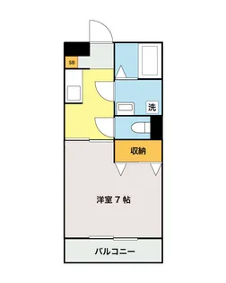 Cozy Apartment【1階】の間取り