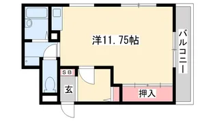 エーデル宝殿【3階】の間取り