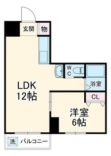 山弘ビル【4階】の間取り