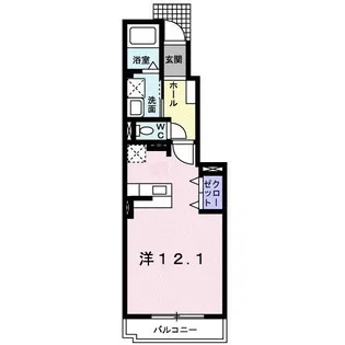 クァイエット レジデンスA【1階】の間取り