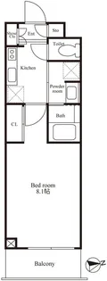 COMFORT YAWATA【3階】の間取り