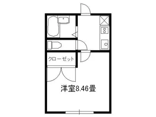 サンハナ【1階】の間取り