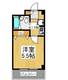 リバーサイドKUJI【2階】の間取り