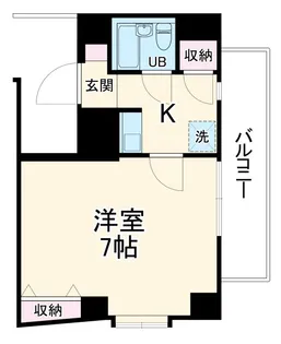 クレッセントユニ高津第2【7階】の間取り