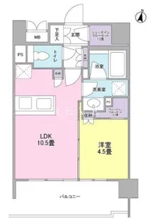 クローバー神田紺屋町【3階】の間取り
