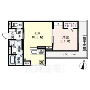 Casa Liberty Balance Third【2階】の間取り