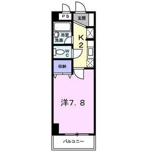 アウローラマンション【4階】の間取り