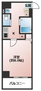 ミラージュパレス本町東レジデンス【9階】の間取り
