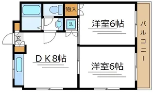 メゾンクレメンス【1階】の間取り