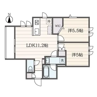 アイ・クミロン【2階】の間取り